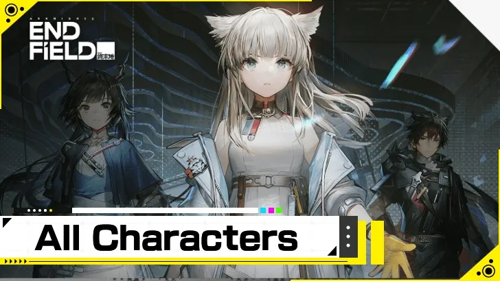 Arknights Endfield playable operators characters artwork