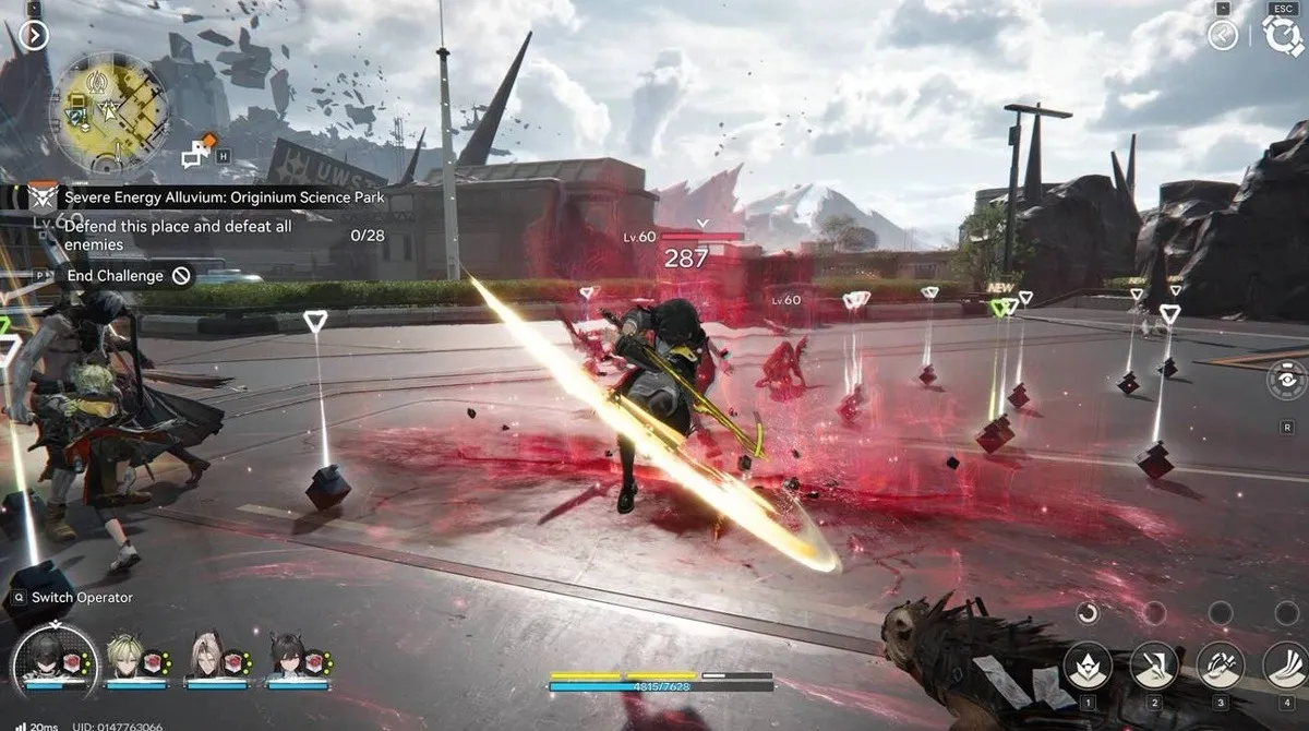 Arknights Endfield combat system real time battle gameplay