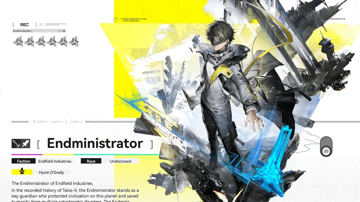 Arknights Endfield download PC character Endministrator gameplay