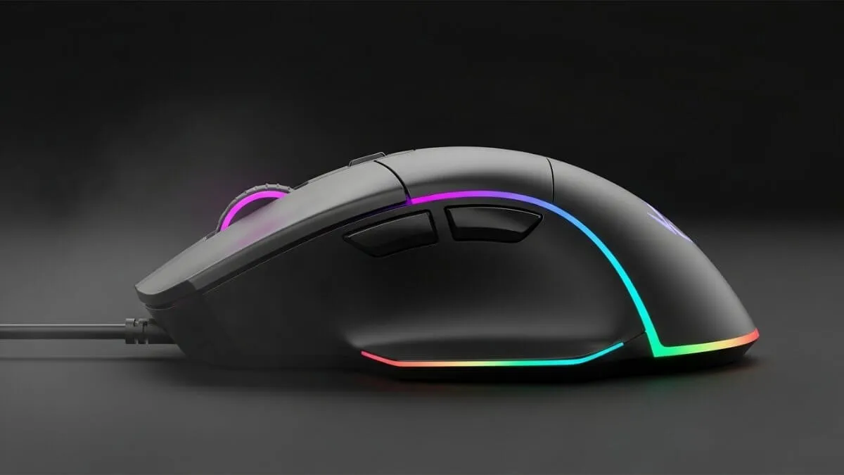 gaming mouse claw grip ergonomic shape precision design