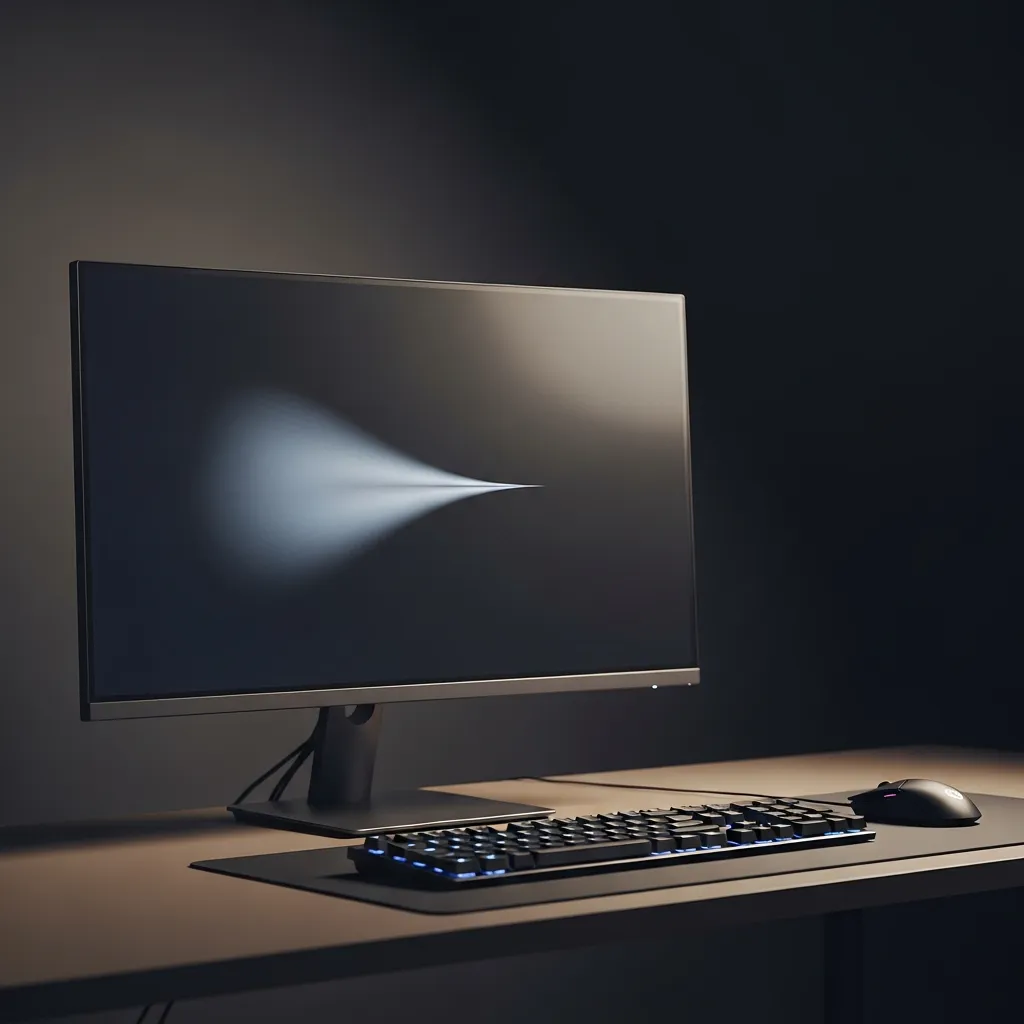 Gaming monitor illustrating smooth performance and display clarity