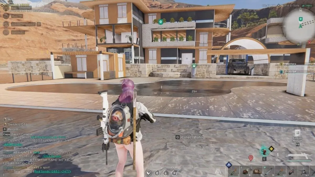 once human base building guide construction system and base setup