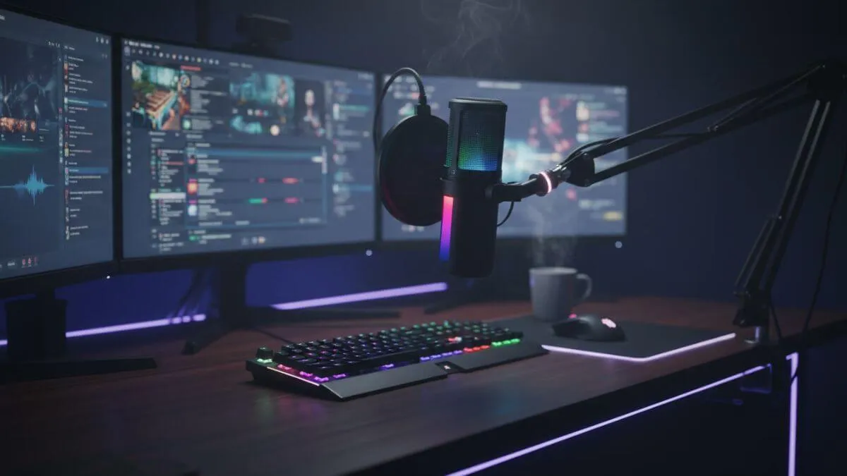 streaming microphone setup for live streaming
